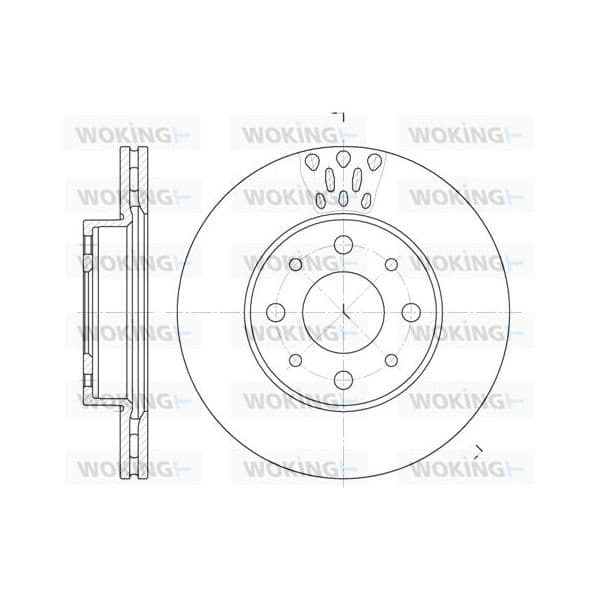WOKING Disco de Travão - D6517.10