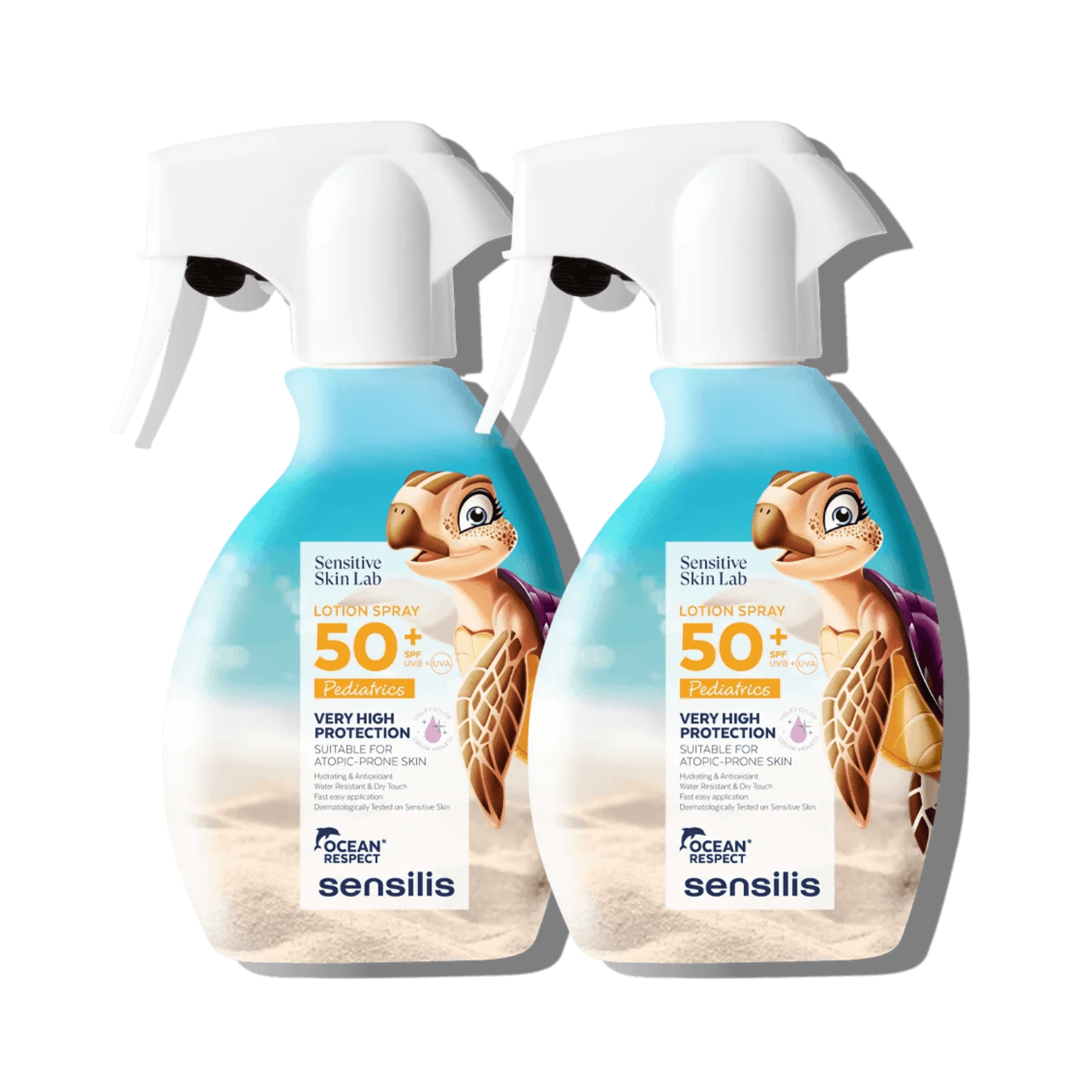 Protetor Solar Sensilis Pediatrics Loção Spray SPF50+ 2x200ml