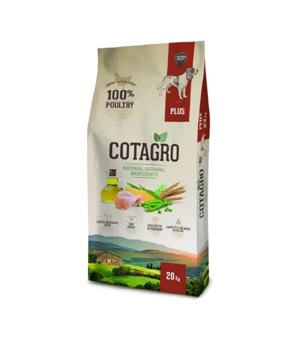 Cotagro Plus 20kg Ração para Cão - Campet