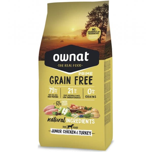 Ownat Grain Free Prime Junior Chicken & Turkey 12Kg