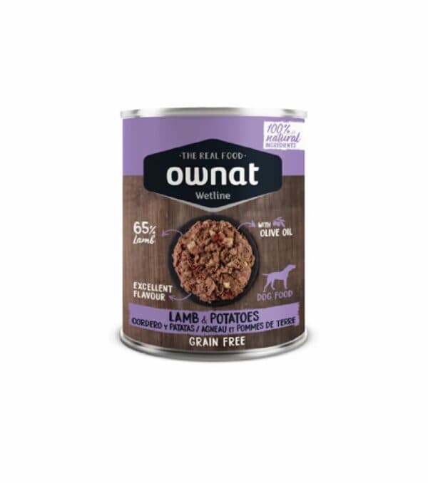 Ownat Wetline Lamb with Potatoes Ração Húmida para Cão - Campet