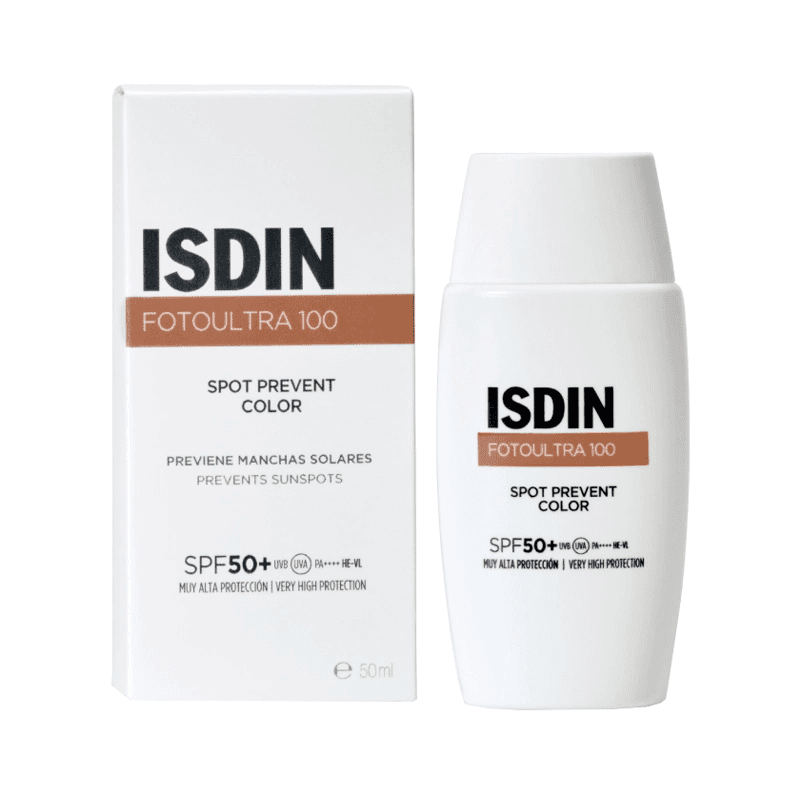 Protetor Solar Isdin Fotoultra 100 Spot Prevent Color FPS50+ 50ml
