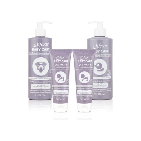 Elifexir Eco Baby Care Pack 1 Gel + 2 Cremes Protetores + 1 Loção Corporal