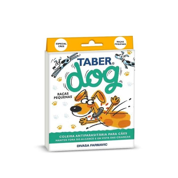TaberDog Coleira Antiparasitária Cão 33cm