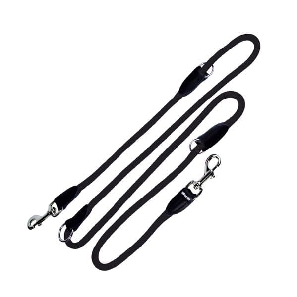 Gloria Pets Trela Multi Posições Nylon Preto 200 cm x 1.2 cm