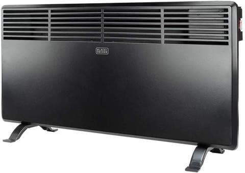 Aquecedor Mural Black+Decker BXCSH1200E – 1200 W, Montagem Parede ou Chão, Termóstato Digital, IPX4
