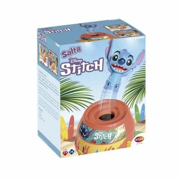 Bizak Salta Stitch Jogo de Tabuleiro de Ação com Tábuas de Surf Multijogos Educativo