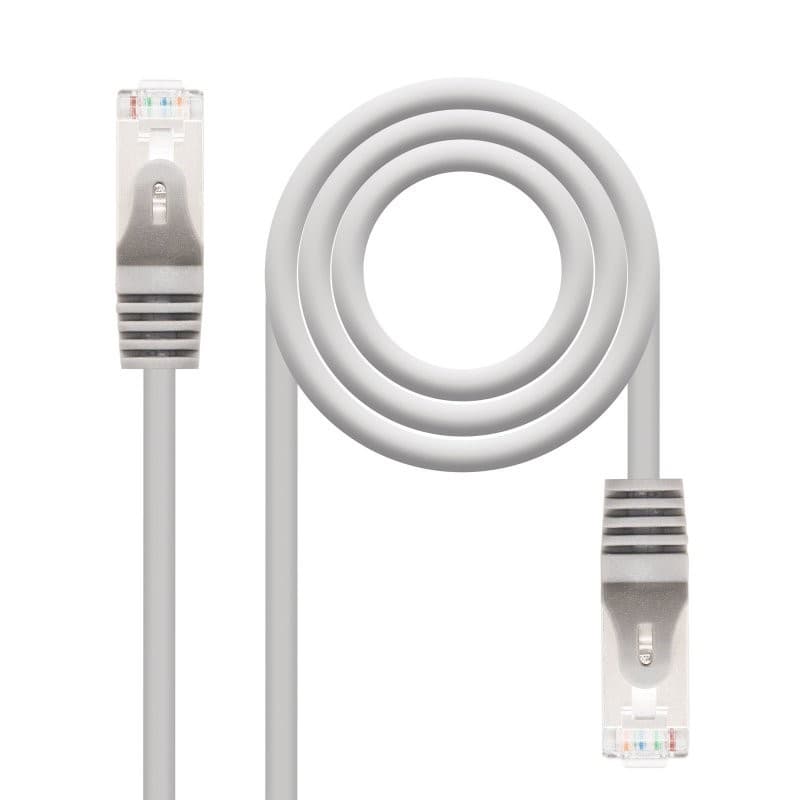 Cable de Red NANO CABLE Cat.6 / 3m / Gris / NAN-CAB_10_20_0803