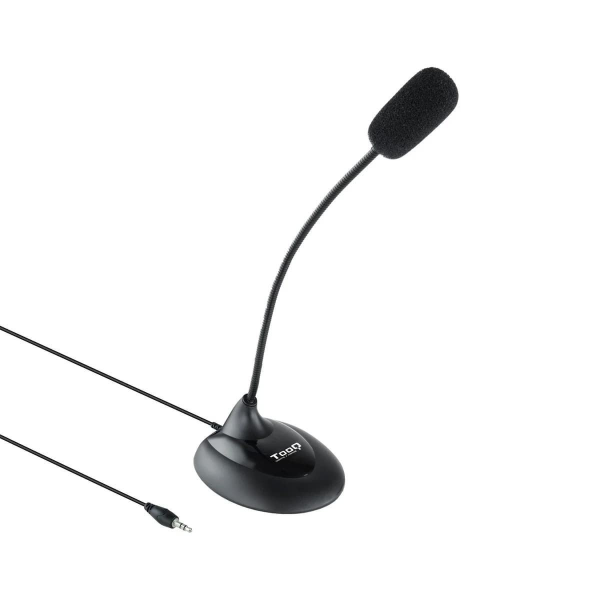 Microfone Tooq multimédia flexível – Conexão jack 3,5mm 2M Preto