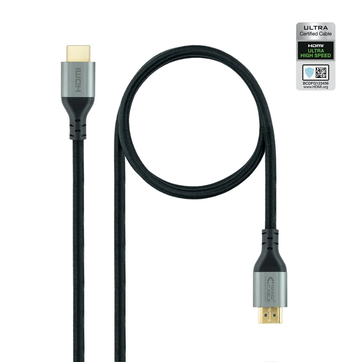 Nanocable Cabo HDMI 2.1 8K Macho/Macho 1.5m Black