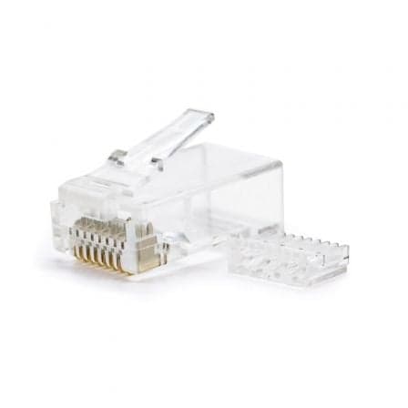 Nanocable 10.21.0201-100 conector RJ-45 Transparente