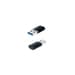 ADAPTADOR USB-A/M 3.1 A USB-C/H ALUMINIO NEGRO NANOCABLE 10.02.0012