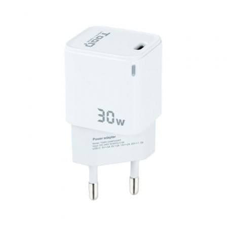 TooQ Carregador de parede 1x USB tipo C 30W