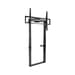 Suporte Fixo de Chão Tooq TITAN c/Ajuste Elétrico em Altura 55" a 100" Máx. 120Kg Preto