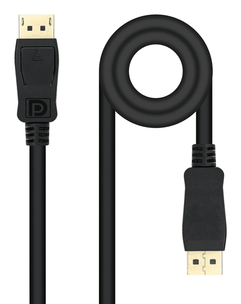 Nanocable Cabo DisplayPort 1.4 DP M/M 2 M Black