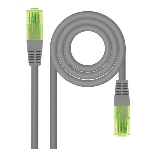 Nanocable Cabo de Rede Patchcord RJ45 CAT.6 UTP AWG26 CCA 0.30 M Cinza