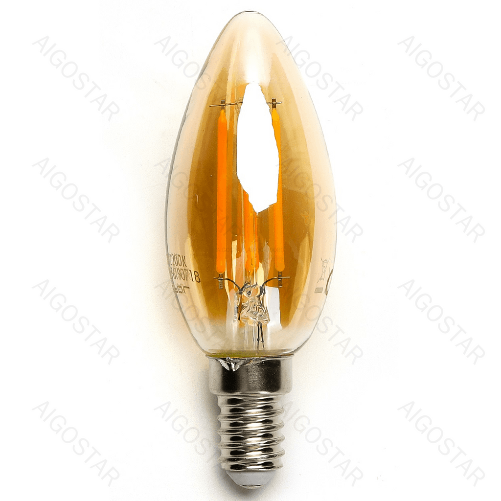 Lâmpada LED Âmbar C35 E14 4W 2200K - MI129712
