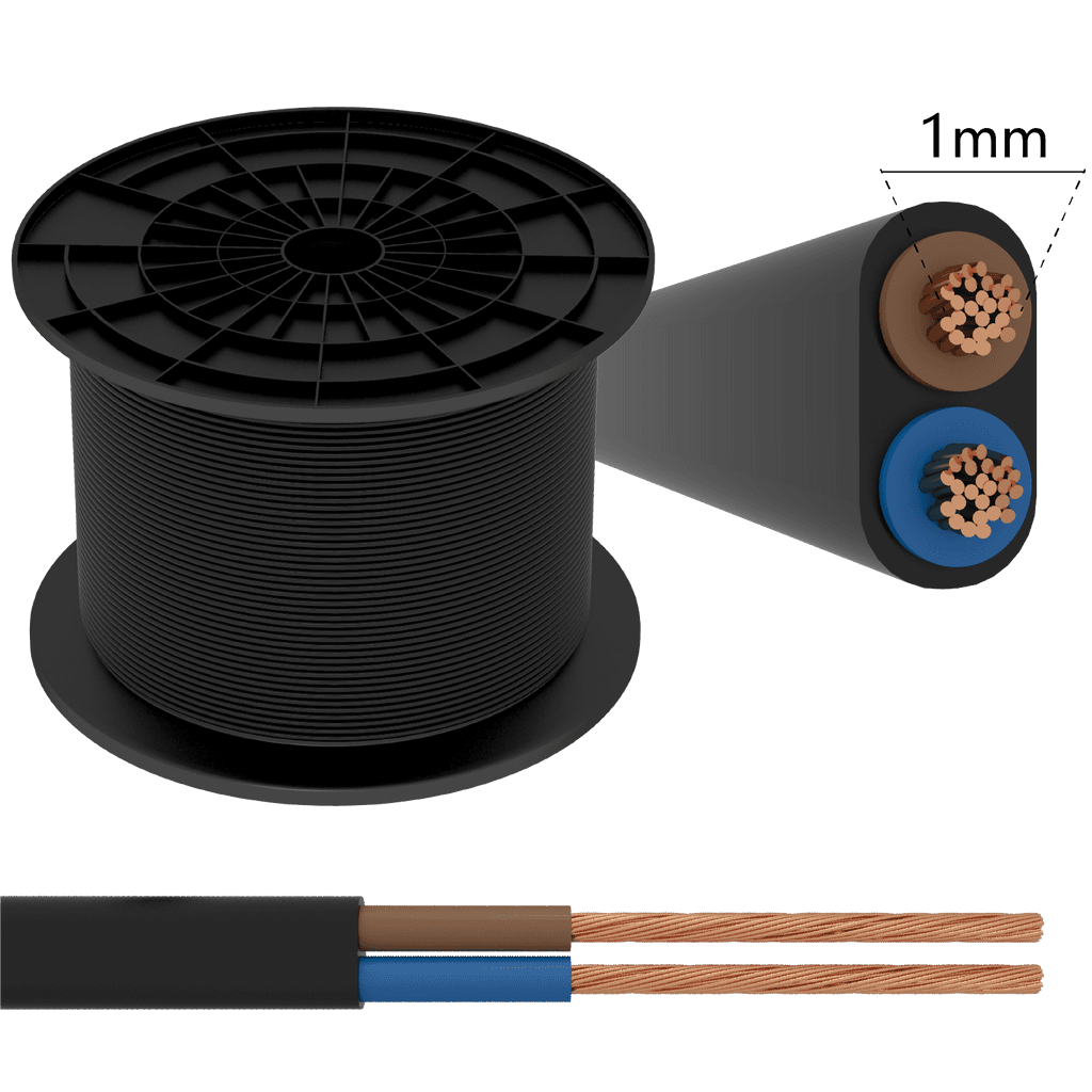 FIOS 100M H05VVH2-F 2X1.0M?