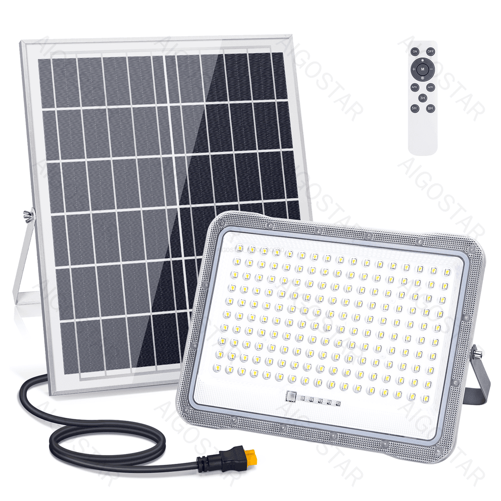 PROJETOR SOLAR LED 200W 2000LM 6500K