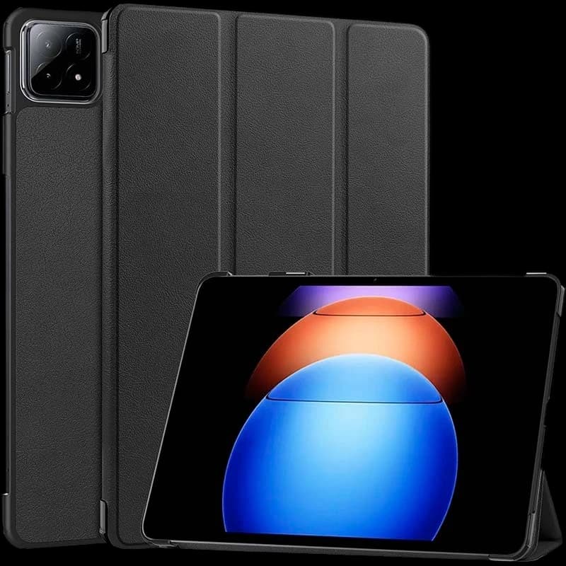 Crococase Capa Inteligente com Suporte para Xiaomi Pad 6S Pro 12.4" Preta