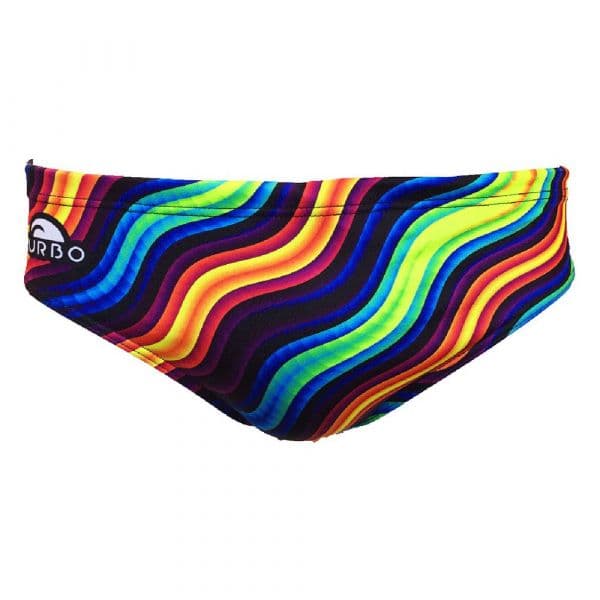 Turbo Wavy Swimming Brief Colorido 4XL Homem