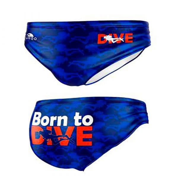 Turbo Bron To Dive 2024 Swimming Brief Azul 2XL Homem