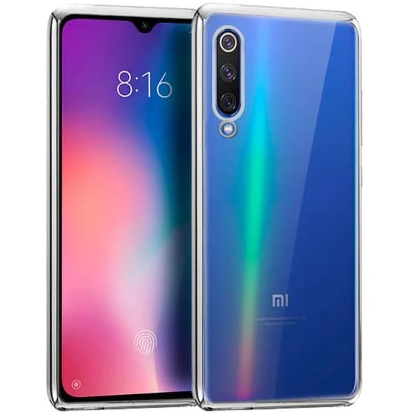 Capa Xiaomi Mi 9 Se Rebordo Metalizado Silver