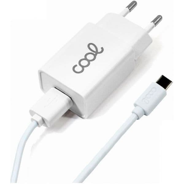 Cool Accesorios Carregador USB Tipo-C Universal 2.1A