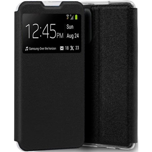 Capa Flip Cover Para Xiaomi Redmi Note 10 / Note 10s Liso Black