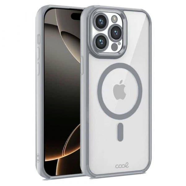Cool Acessorios Capa Magnética para iPhone 16 Pro Silver
