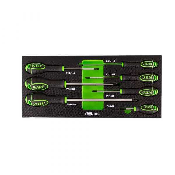 JBM Jogo de 7 Chaves Estrela - Fibra de Carbono 53943