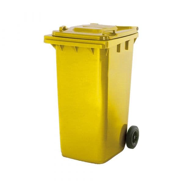 MAYA Contentor 240L Polietileno 2 Rodas Amarelo 5710240009