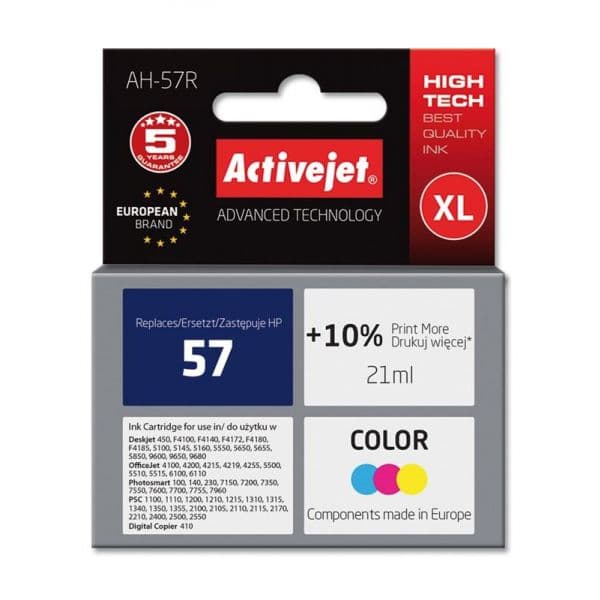 Tinteiro HP 57 C6657 Tri-Colour Compatível