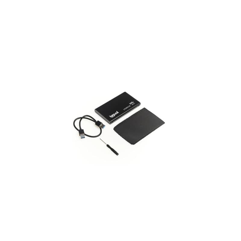 iggual IGG317006 Caixa para Discos Rígidos Caixa de disco rígido Preto 2.5"