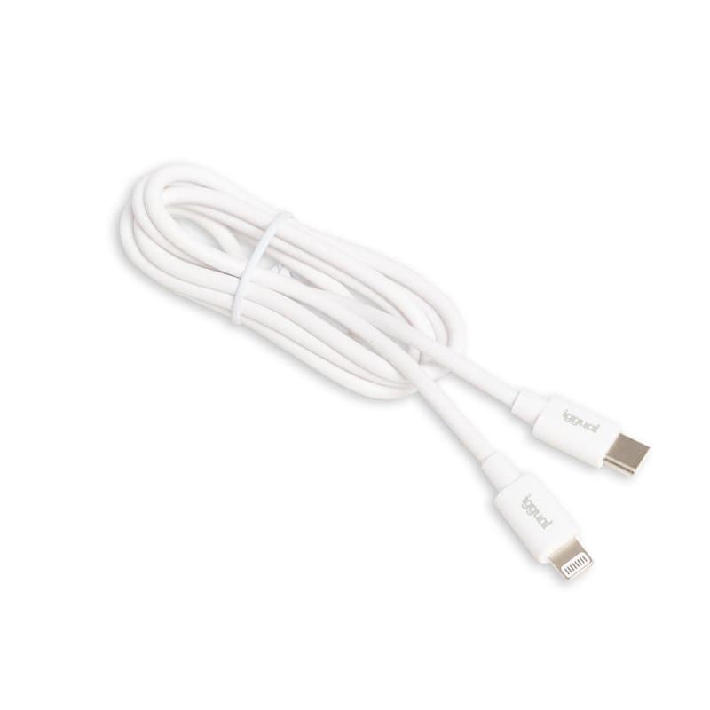 Iggual Cabo Usb-C/Lightning 100 Cm White Q3.0 3A