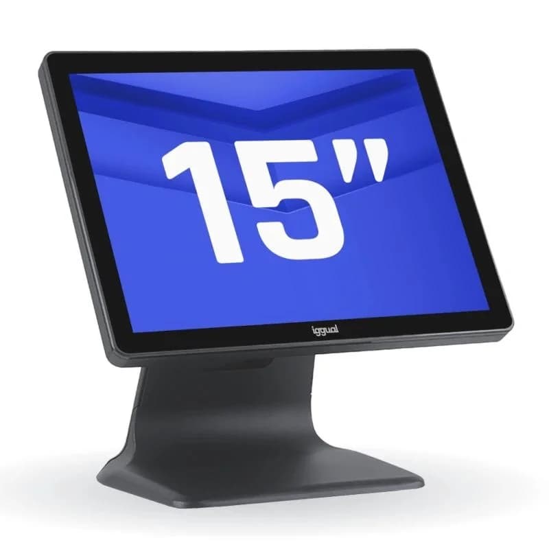 iggual POS AIO 15″ J4125 4GB + 128GB 6USB WiFi