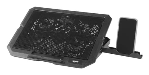 Iggual Base de Refrigeração para Portátil RP4V17 4 Ventiladores 17" Preto