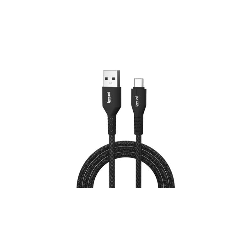 iggual Cable USB-A a tipo C 3A 100 cm trenzado