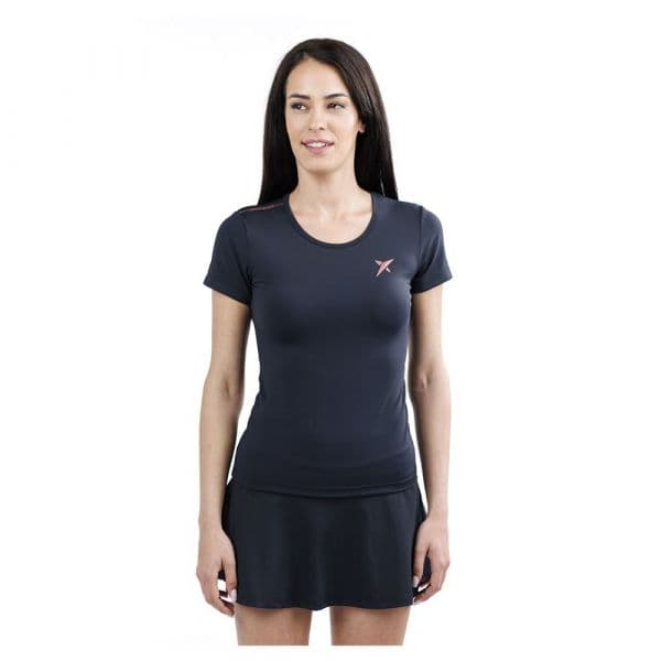 Drop Shot Tania Short Sleeve T-shirt Preto 2XL Mulher