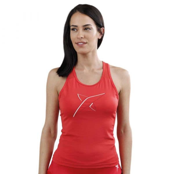 Drop Shot Caima Sleeveless T-shirt Vermelho L Mulher