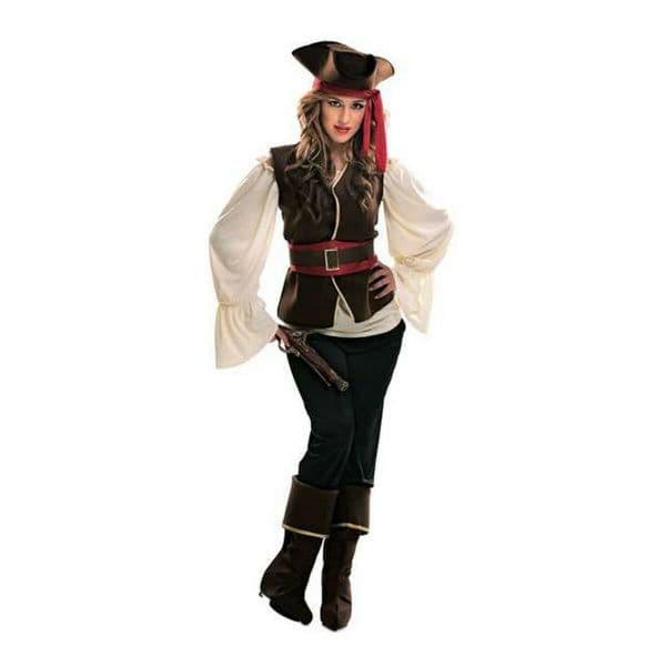 Viving Costumes Bucanera Costume Castanho S