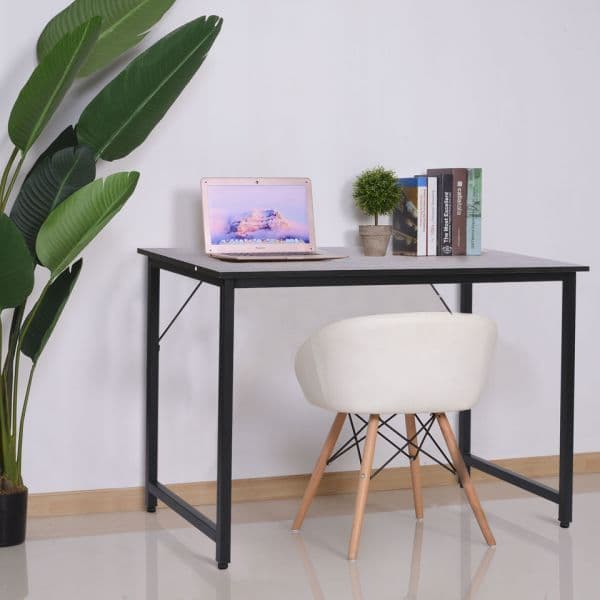 HomCom Mesa de escritório 120x60x73cm