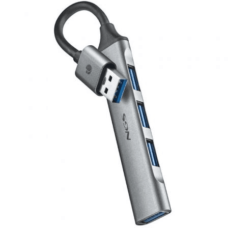 NGS HUB 4 PORTAS USB: 1 X USB 3.2, 3 X USB 2.0