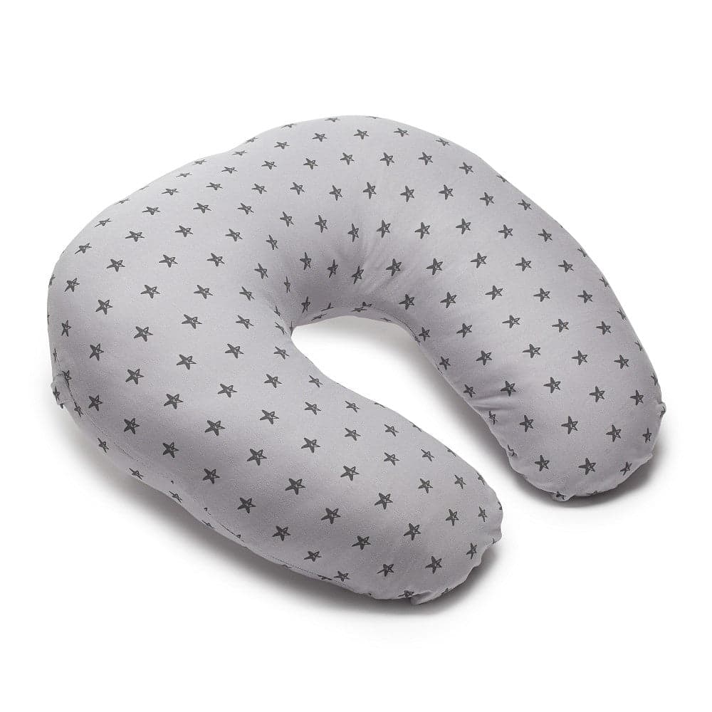 Almofada De Amamentação 65X65 Cms. Tecido Jersey Star Cinza Interbaby