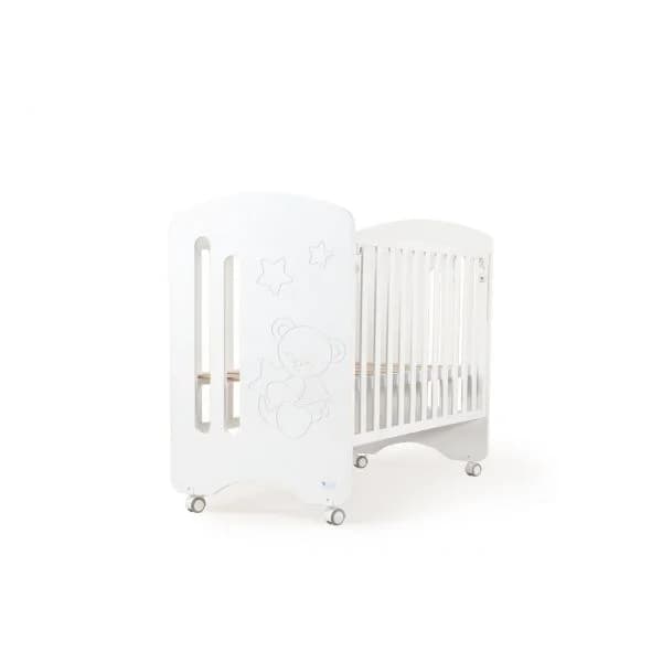 Berço Interbaby Cama de Grades 60x120 Lovely Branco Color