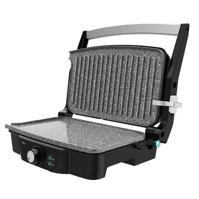 Churrasqueira eléctrica Cecotec Rock’nGrill 1500 Stone Ceramic Mix&amp;Grill