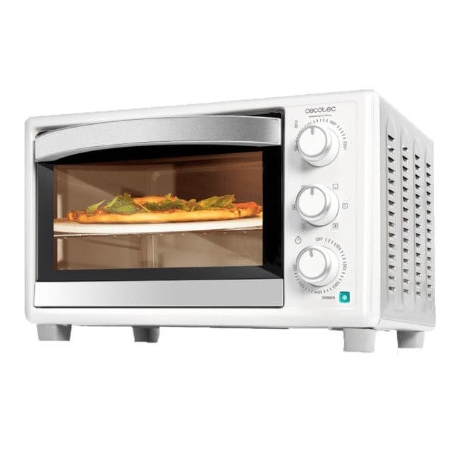 Mini Forno Cecotec Bake&Toast 2600 White 4Pizza Forno de Bancada 26L 1500W Branco