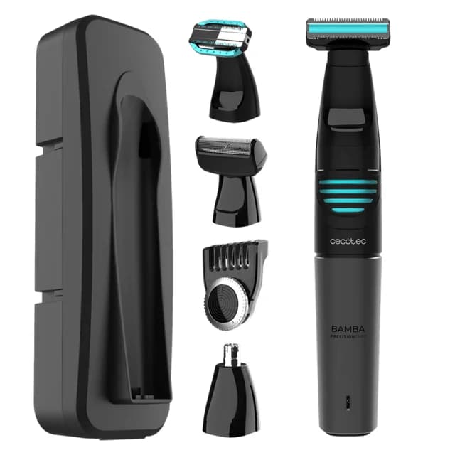 Cecotec Bamba PrecisionCare Extreme 5 em 1 Máquina de Barbear Multifunções 5 em 1 Preta