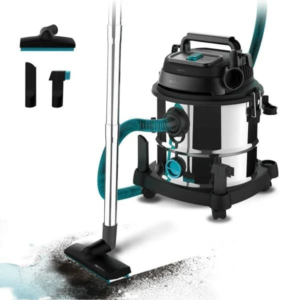 Aspirador Cecotec Conga Rockstar Wet & Dry Steel Max Sem Saco 20L