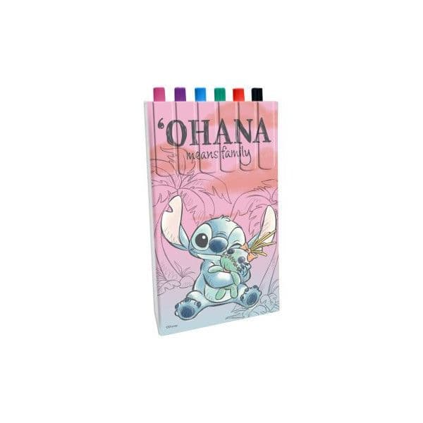 Kids Licensing Caneta Disney Stitch Ohana Multicolorido 6 Un.